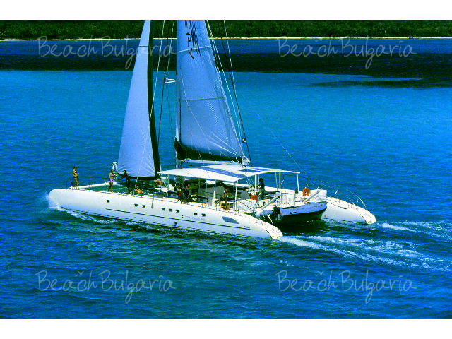 Catamaran cruise in Sunny Beach on the Black sea, Bulgaria. Yacht trips ...